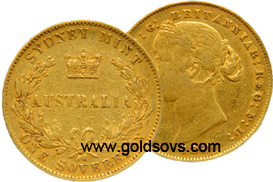 1855 Australia Sovereign