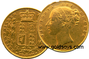 1860 Gold Sovereign