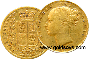 Melbourne Gold Soveriegn Shield 1880