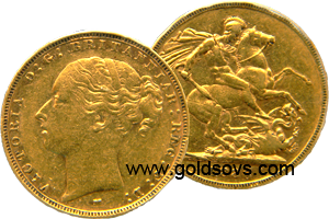 1884 Melbourne Gold Sovereign