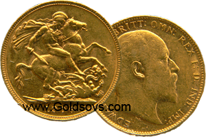 Perth Minted Gold Sovereign 1910