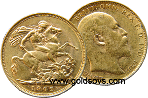 Melbourne Minted Gold Sovereign 1902