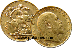 Melbourne Minted Gold Sovereign 1906