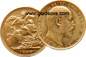 Melbourne Minted Gold Sovereign 1908