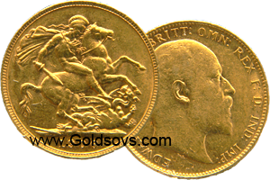 Perth Minted Gold Sovereign 1908