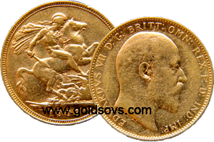 Melbourne Minted Gold Sovereign 1909
