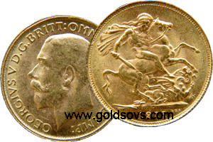 Canada Gold Sovereign 1916