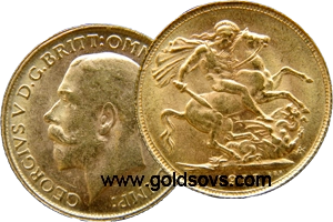 Canada Gold Sovereign 1916