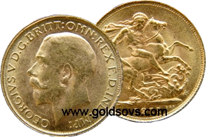 Canada Gold Sovereign 1917