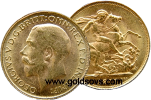 Canada Gold Sovereign 1918