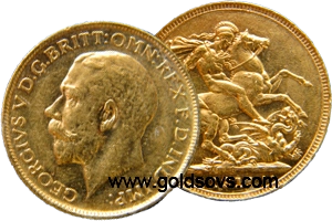 1926 S Sovereign gold