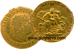 George 3 1820 Sovereign