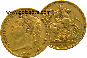 George IIII 1822 Gold Sovereign