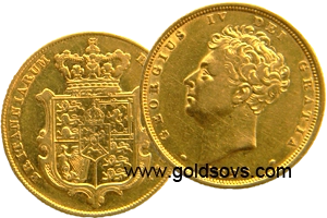 George IV 1828 Gold Sovereign