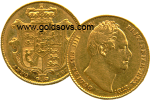 William IIII 1831 Gold Sovereign
