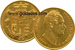 William IIII 1831 Gold Sovereign