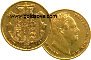 1835 Gold Sovereign