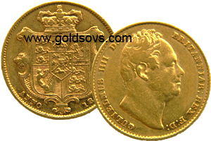 1836 Gold Sovereign