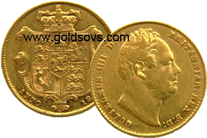 1836 Gold Sovereign