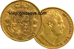 1837 William 4 Gold Sovereign