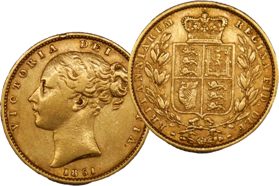Victoria 1842 Gold Sovereign