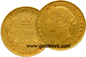 1855 Australia Sovereign