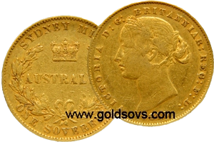 1855 Australia Sovereign