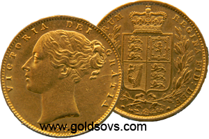 1855 Gold Sovereign