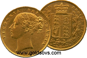 1855 Gold Sovereign
