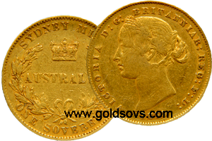 1855 Australia Sovereign