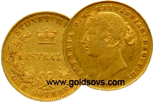 1855 Australia Sovereign