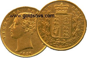 1857 Gold Sovereign