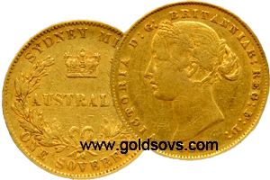 1855 Australia Sovereign