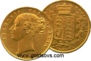 1857 Gold Sovereign