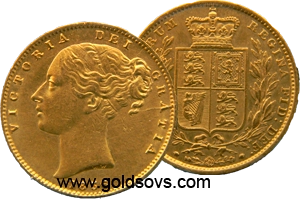 1858 Gold Sovereign