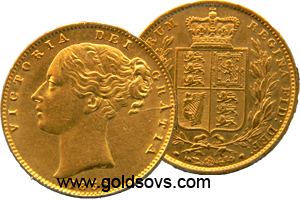1859 Gold Sovereign