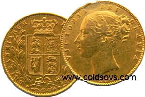 1860 Gold Sovereign