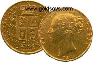 1861 Gold Sovereign