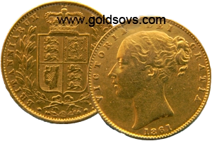 1861 Gold Sovereign