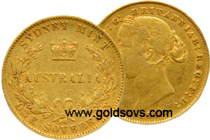 1855 Australia Sovereign