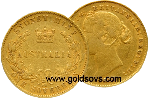 1855 Australia Sovereign