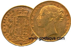 1863 Gold Sovereign