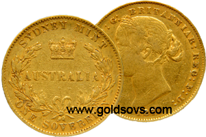 1855 Australia Sovereign