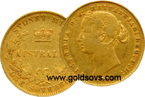 1868 Australian Sovereign
