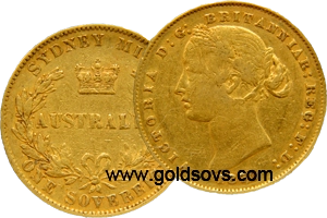 1868 Australian Sovereign