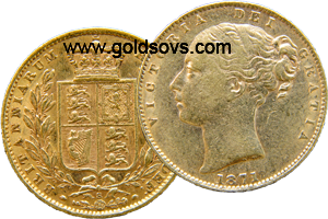 1871 Sydney Shield Sovereign