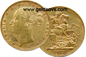 1872 British Sovereign