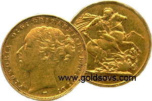 1873 Melbourne Gold Sovereign