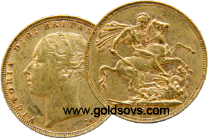 1874 British Sovereign