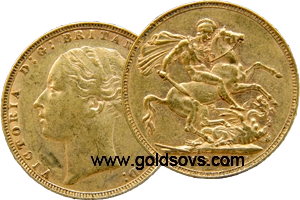 1874 British Sovereign